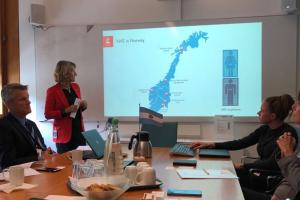 Meeting with the Political Advisor to the Norwegian Environment and Climate Minister, Mrs. Astrid Knutsen Hårstad, and the Norwegian Water Resources and Energy Directorate (NVE).